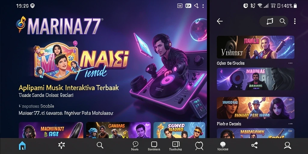 Tampilan gameplay <strong>MARINA77</strong> dengan fitur karaoke yang interaktif.