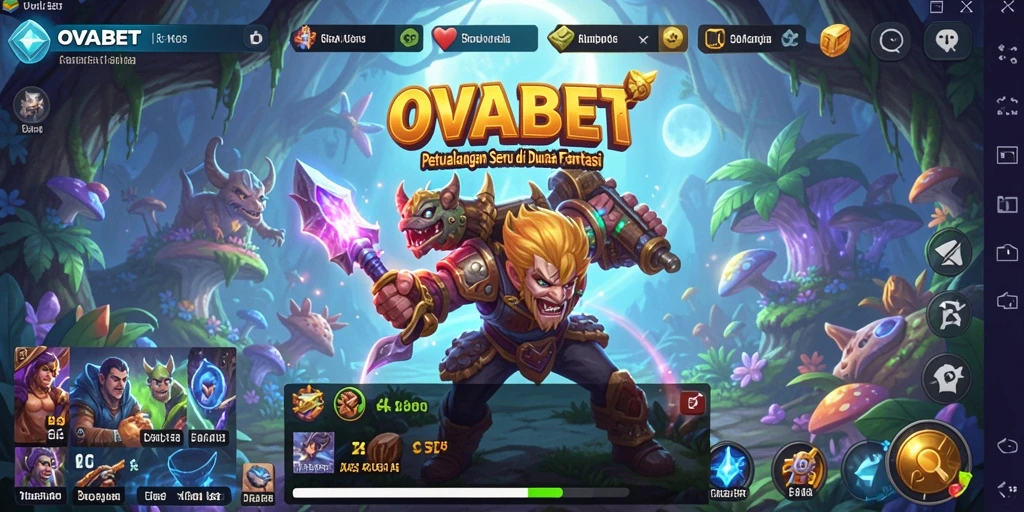 Screenshot OVABET menampilkan gameplay yang mendebarkan dalam petualangan.