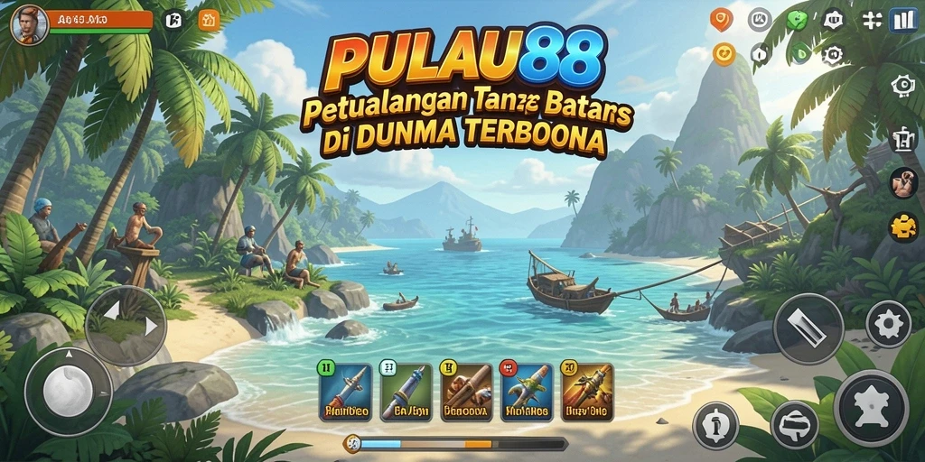 Gameplay Open World yang kaya dan interaktif dalam PULAU88.