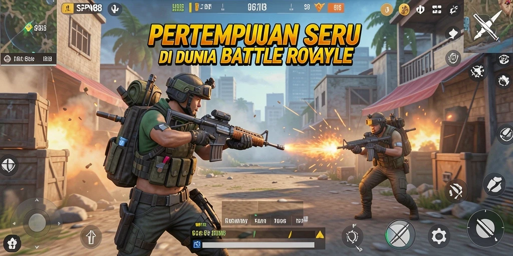 Gameplay SPN88 yang mendebarkan dalam pertempuran Battle Royale.